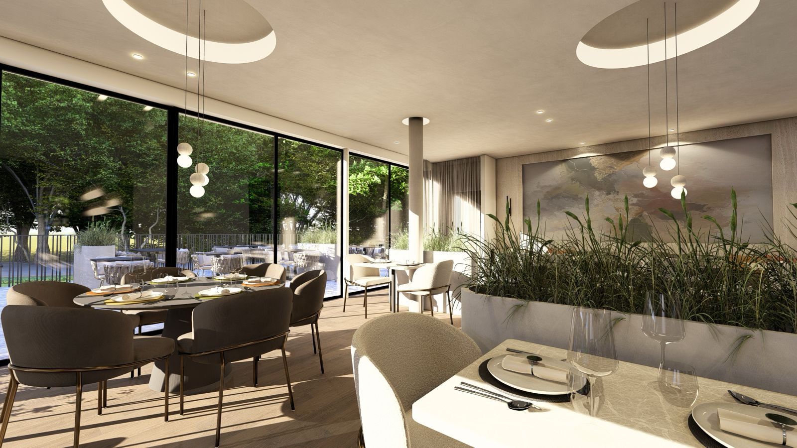 Interieur van Restaurant Marveille